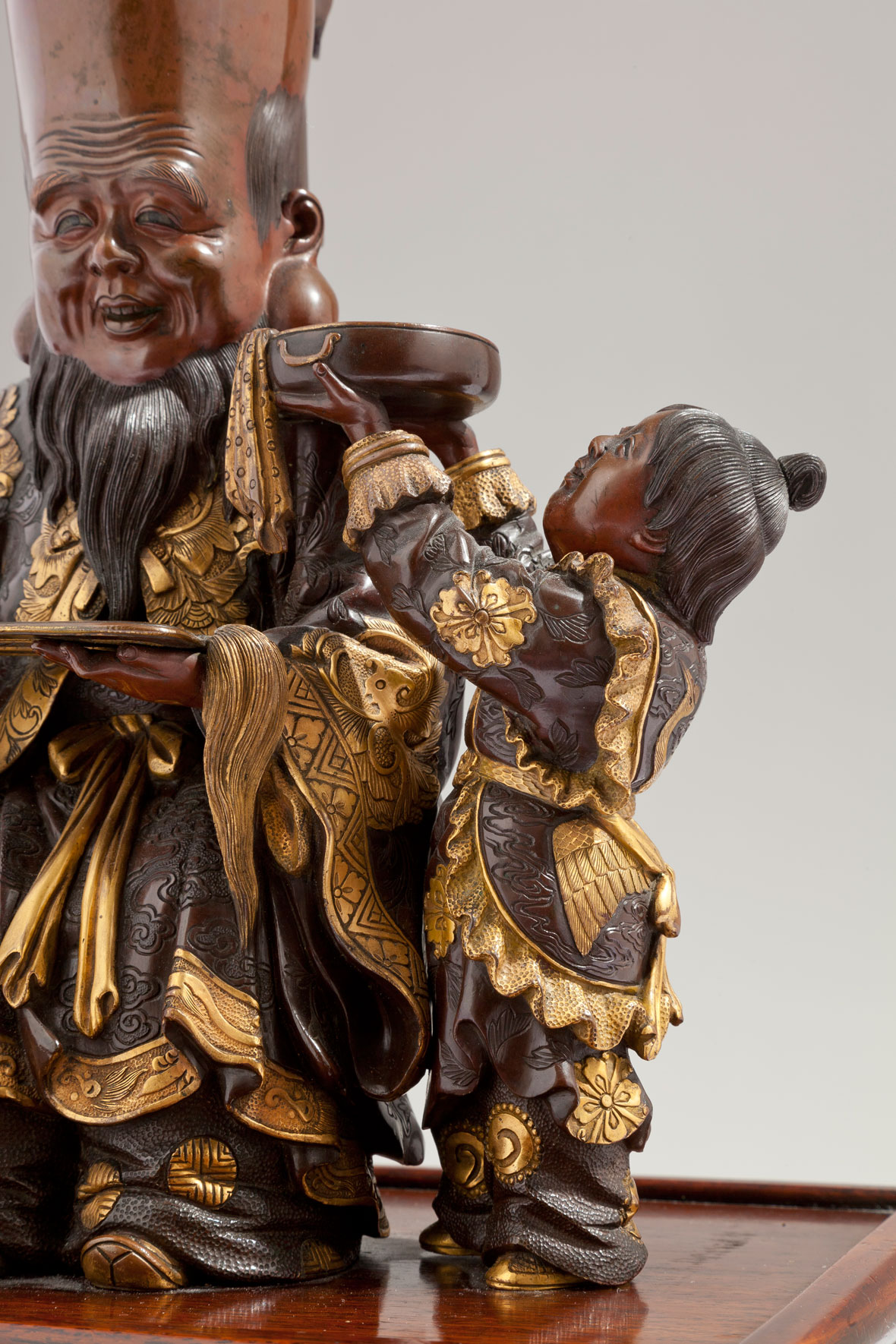 Bronze Miyao Man with Long Head